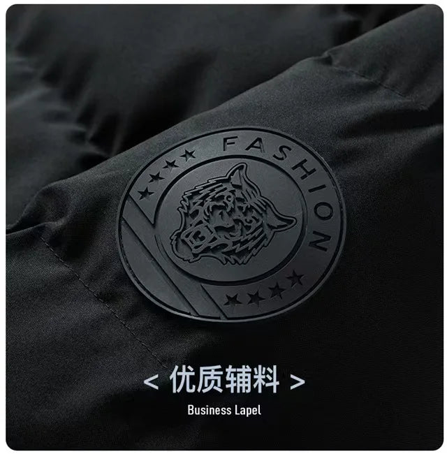 Red Bull 2025 Nova jaqueta grossa, jaqueta acolchoada de algodão quente, jaqueta esportiva casual de inverno, jaqueta à prova de vento com gola alta