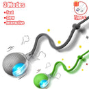 Novo gato bola interativa brinquedo bola de rolamento automático falso cauda recarregável inteligente animal de estimação brinquedo elétrico cão gato treinamento imitar mouse