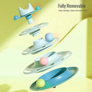 Engraçado gato brinquedo para animais de estimação brinquedos do gato inteligência triplo jogo disco gato brinquedo bolas brinquedos animais de estimação rosa azul verde laranja produtos para animais de estimação