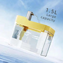 Dispensador de água automático para gatos, dispensador de fonte potável para circulação de água, tigela de água removível com filtro de bomba silencioso