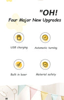 Novo gato bola interativa brinquedo bola de rolamento automático falso cauda recarregável inteligente animal de estimação brinquedo elétrico cão gato treinamento imitar mouse