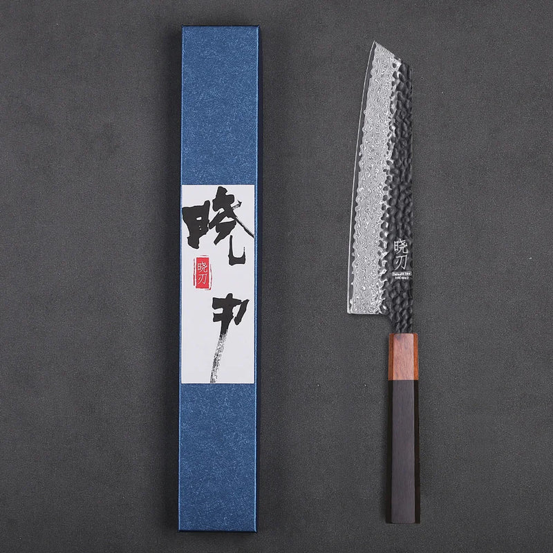 8.2 "japonês kiritsuke chef faca de aço damasco corte afiado carne vegetal cutelo vg10 mão forjada facas cozinha profissionais