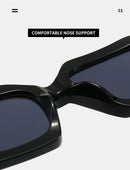 Moda quadrada óculos de sol nova mulher marca luxo pequeno retângulo óculos de sol feminino gradiente uv400 óculos de sol