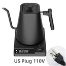 Chaleira elétrica pescoço de ganso 1200w com controle de temperatura chaleira elétrica para café e chá bule de café 110v/220v