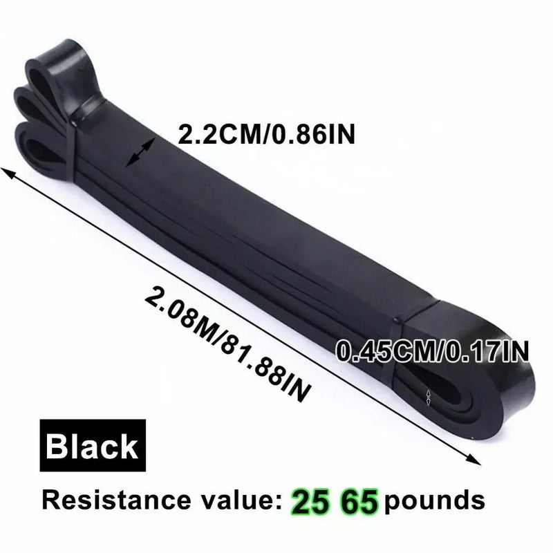 Faixa de resistência fitness, 5 ~ 120lbs, boxe, treinamento de agilidade, equipamento de ginástica, yoga, pilates, acessórios, faixa de borracha, academia em casa