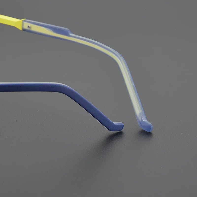 Óculos redondos de titânio ultraleve, armação de personalidade para homens e mulheres, óculos ópticos de miopia, marca de luxo, óculos de prescrição