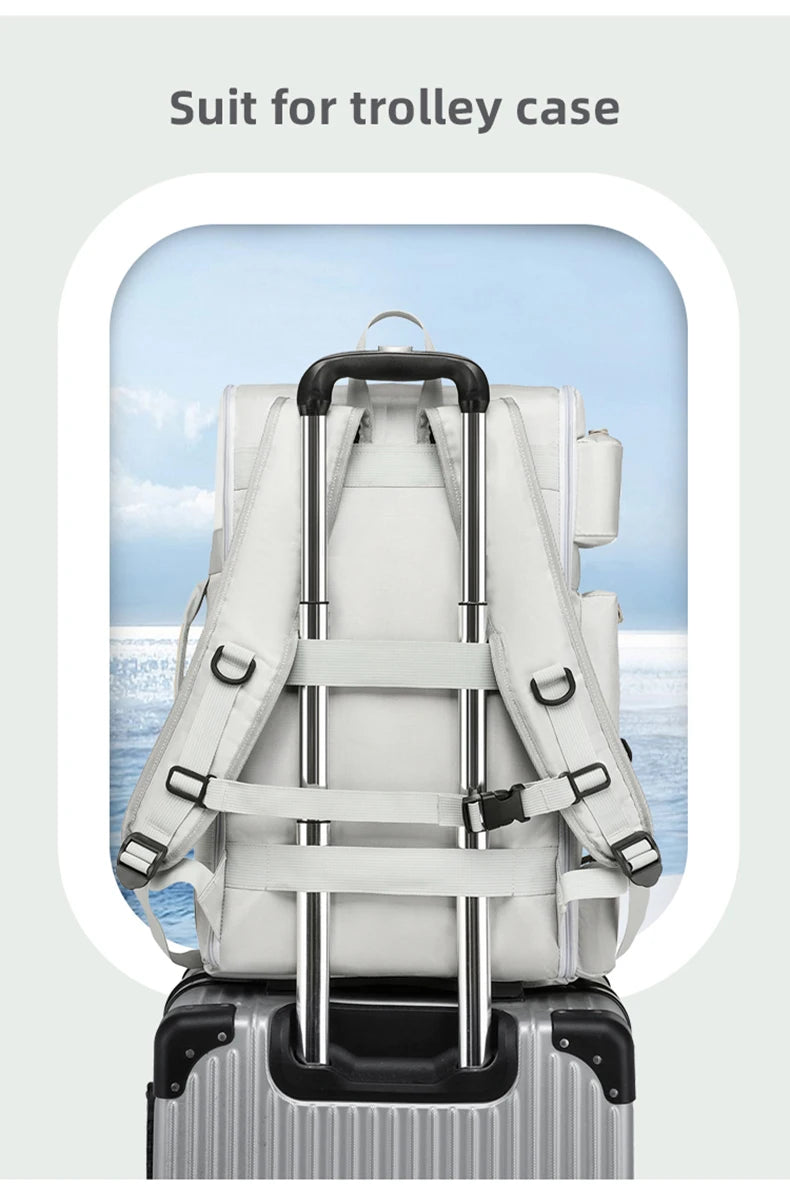 Grande capacidade saco de ginásio mochila de viagem separação seca molhada sacos de ombro mochilas esportivas ao ar livre yoga sacos de treinamento de fitness pacote