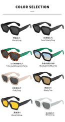 Moda quadrada óculos de sol nova mulher marca luxo pequeno retângulo óculos de sol feminino gradiente uv400 óculos de sol