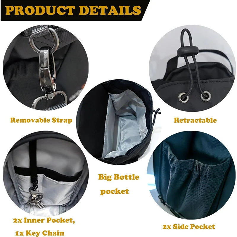 bag de academia magnético grande capacidade bag de transporte magnético com bolso do telefone portátil ginásio garrafa de água bolsa acessórios de ginásio organizador