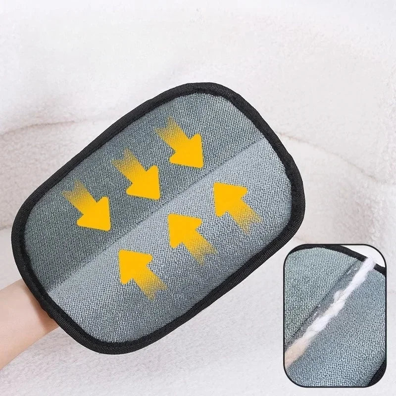 Escova removedora de pelos de animais de estimação, luvas removedoras de pelos de gatinho, escova de deshedding, luva para cachorro, gato, dupla face, pele, limpeza de pelos para carpete