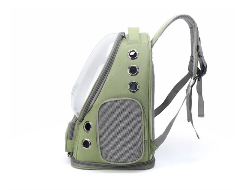Bolsa transparente para transportar gatos, mochila de viagem ao ar livre para gatos, cães pequenos, respirável, bolsa de transporte para gatos, suprimentos para animais de estimação
