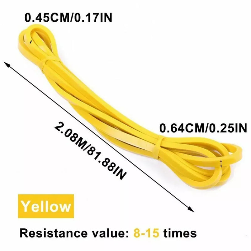 Faixa de resistência fitness, 5 ~ 120lbs, boxe, treinamento de agilidade, equipamento de ginástica, yoga, pilates, acessórios, faixa de borracha, academia em casa