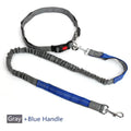 Trela retrátil para cães com corda de cintura ajustável, mão livre, corrida, ciclismo, cães grandes, elasticidade para animais de estimação, chumbo, suprimentos para animais de estimação