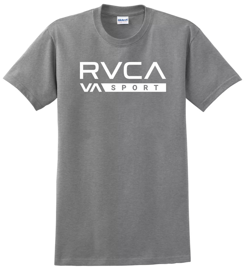 Americano retro nova camisa rvca logotipo camiseta masculina verão nova moda retro masculina e feminina topos
