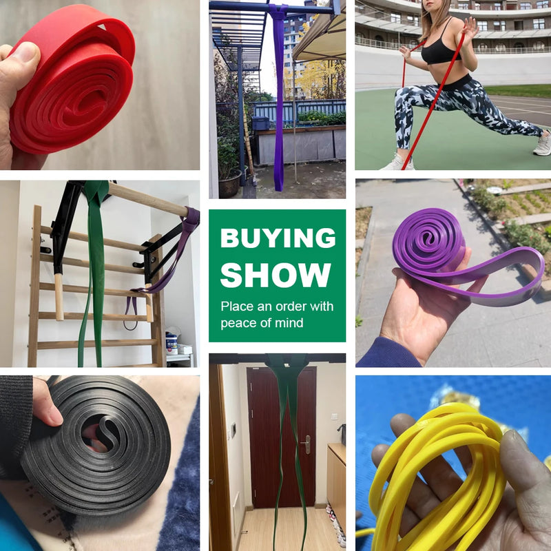 Faixa de resistência fitness, 5 ~ 120lbs, boxe, treinamento de agilidade, equipamento de ginástica, yoga, pilates, acessórios, faixa de borracha, academia em casa