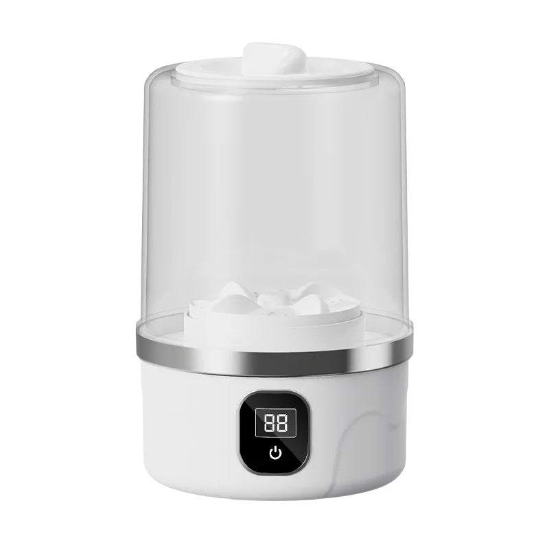 Mini máquina de lavar roupa portátil compacta, para dormitórios, viagens, acampamento, hotel, apartamento, fácil limpeza de roupas com alça