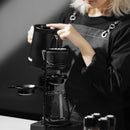 Gotejador de meteorito MHW-3BOMBER, gotejador de alumínio para cafeteira, para 1-2 copos, capa de couro, papel de filtro de bolo