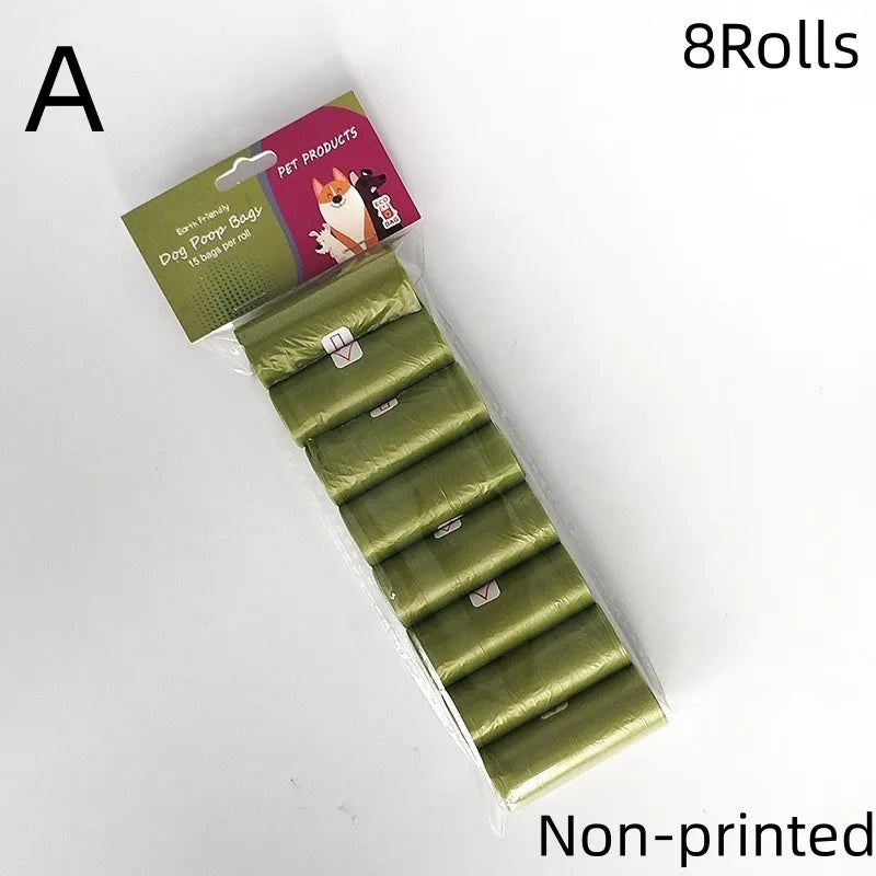 Saco de cocô de cachorro biodegradável saco de lixo para animais de estimação sacos de cocô de cachorro dispensador de saco de cocô de cachorro suprimentos de limpeza de cães produtos para cães presente