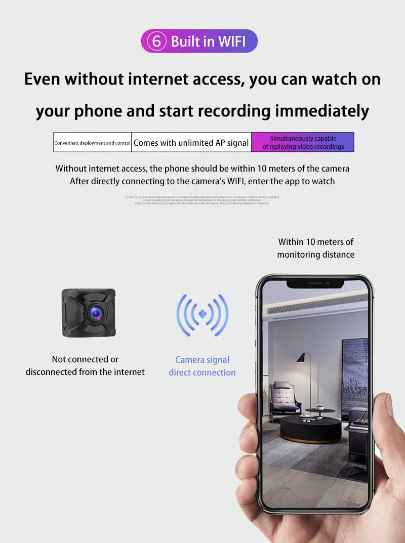 Nova x5 4k hd wifi câmera de segurança sem fio ao ar livre indoor visão noturna sem necessidade energia cartão sd detecção movimento armazenamento nuvem gratuito