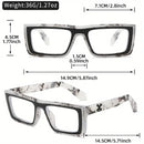 Óculos leves de luz plana estilo retrô de armação pequena, óculos anti-luz azul clássicos e versáteis para homens e mulheres