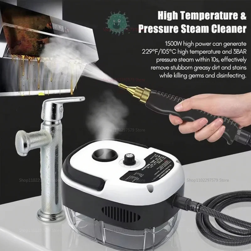2025 limpador a vapor desinfecção de alta temperatura para exaustor de cozinha ar condicionado uso em carro doméstico 220v limpeza a vapor multi-cena