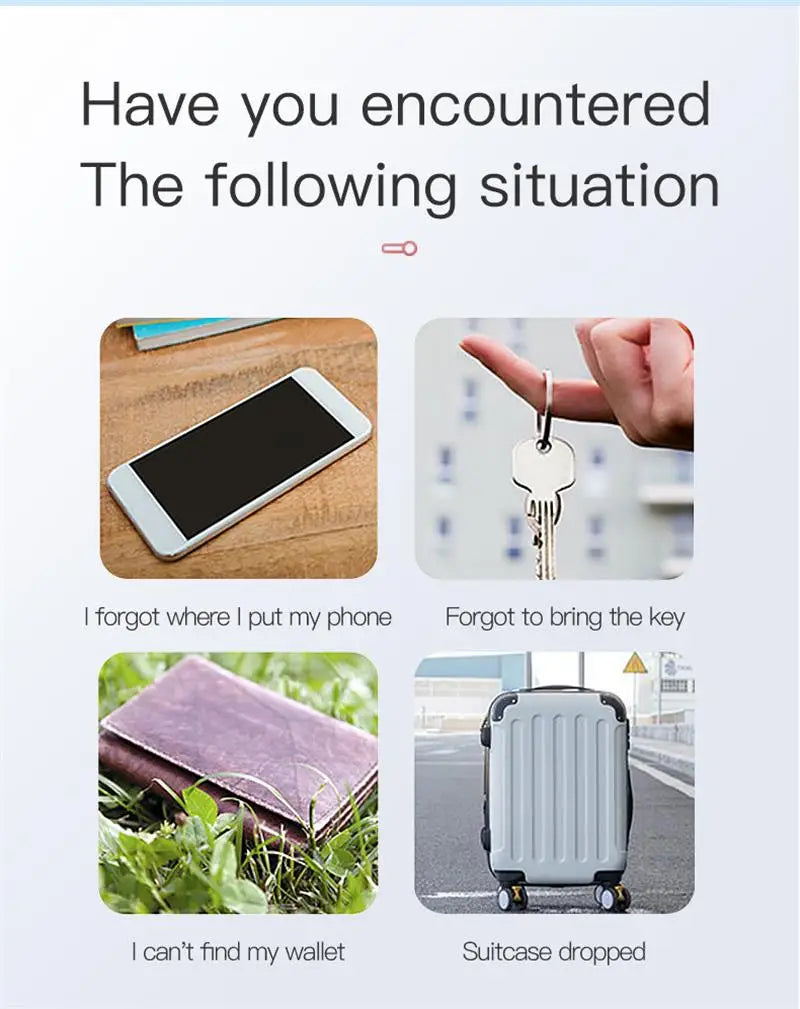 Xiaomi mini rastreador gps bluetooth 5.0 dispositivo anti-perdido pet crianças saco carteira rastreamento ios android localizador inteligente acessório