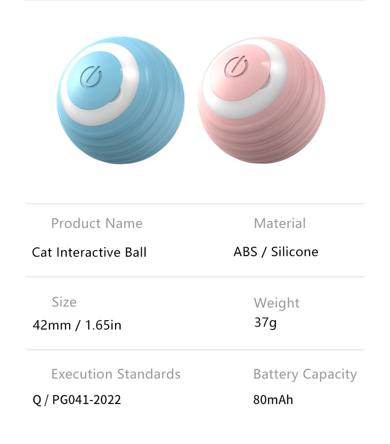 Gato bola interativa inteligente gato brinquedos interior automático rolamento bola mágica eletrônico interativo gato brinquedo gato jogo acessórios