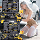 Conjunto de chave de fenda profissional atualizado com suporte de broca magnética, inclui ferramentas de fenda, Phillips, hexagonal, Torx e precisão