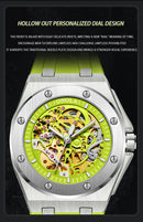 Onola relógio de pulso masculino esportivo de luxo, à prova d'água, automático, mecânico