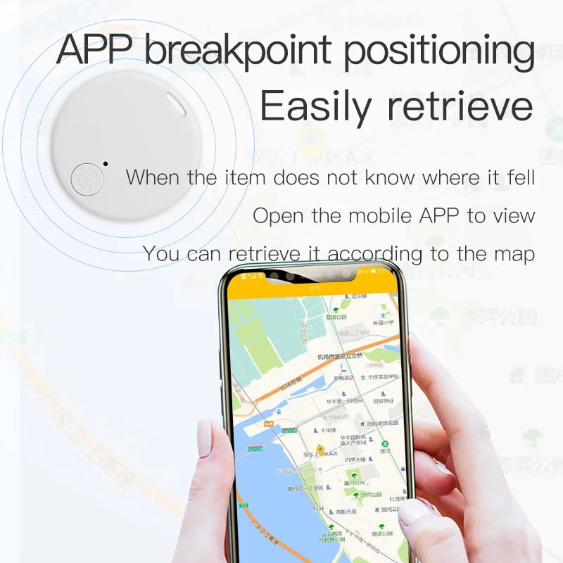 Xiaomi mini rastreador gps bluetooth 5.0 dispositivo anti-perdido pet crianças saco carteira rastreamento ios android localizador inteligente acessório