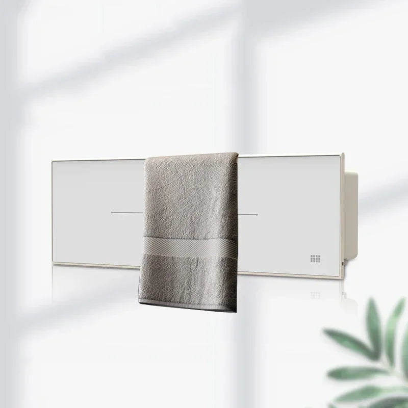 Aquecedor elétrico de toalhas 220V, roupas brancas, secador de toalhas, toalheiro, trilho de temperatura constante