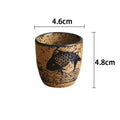 50ml estilo japonês cerâmica antigo copo de vinho branco conjunto de saquê casa retro xícara de café pote de vinho shochu copo clássico