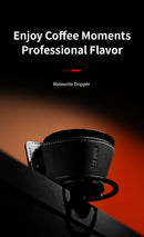 Gotejador de meteorito MHW-3BOMBER, gotejador de alumínio para cafeteira, para 1-2 copos, capa de couro, papel de filtro de bolo