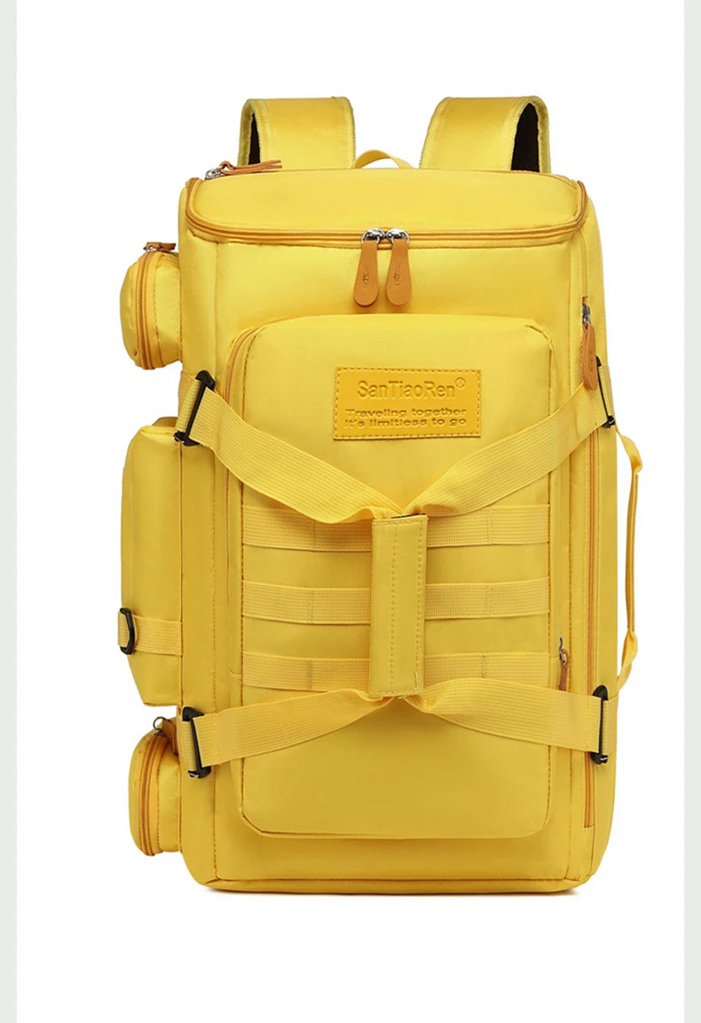 Grande capacidade saco de ginásio mochila de viagem separação seca molhada sacos de ombro mochilas esportivas ao ar livre yoga sacos de treinamento de fitness pacote