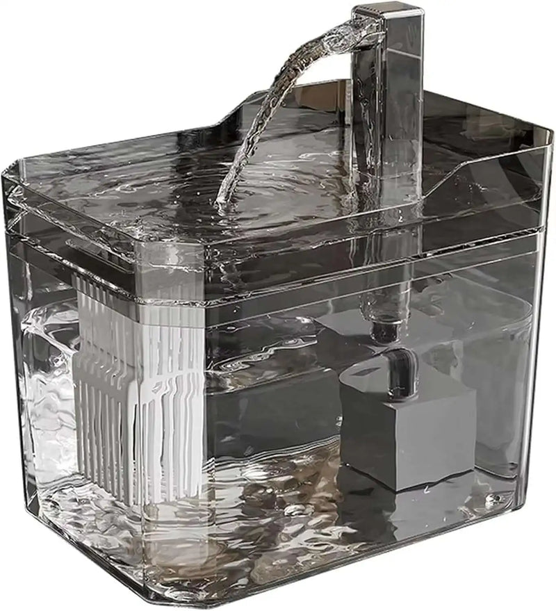 Dispensador de água automático para gatos, dispensador de fonte potável para circulação de água, tigela de água removível com filtro de bomba silencioso