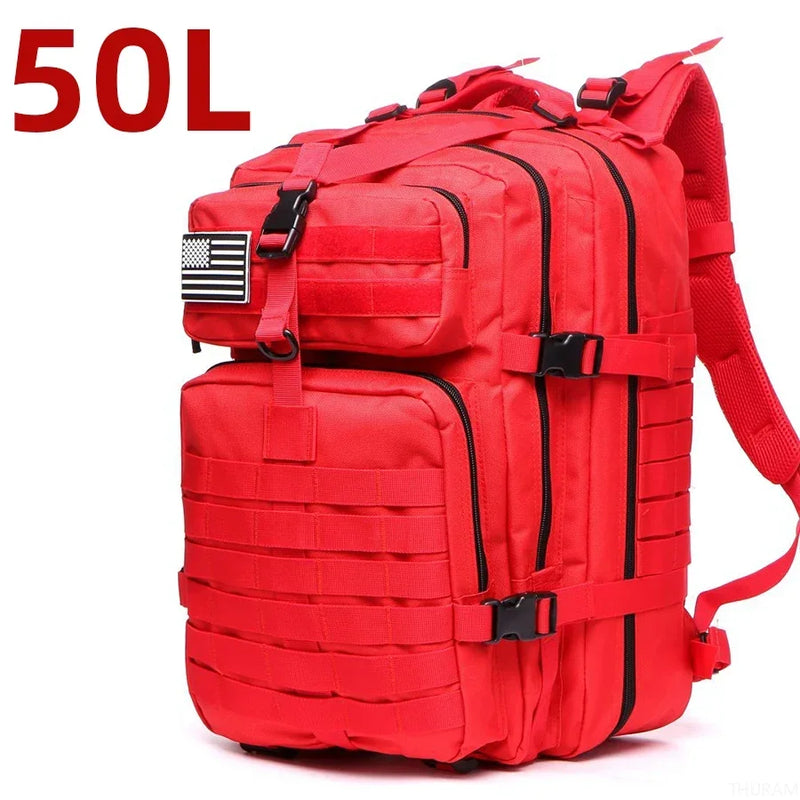 1000d náilon à prova dwaterproof água ao ar livre mochilas tático esportes acampamento caminhadas trekking pesca caça saco mochila 25l/50l