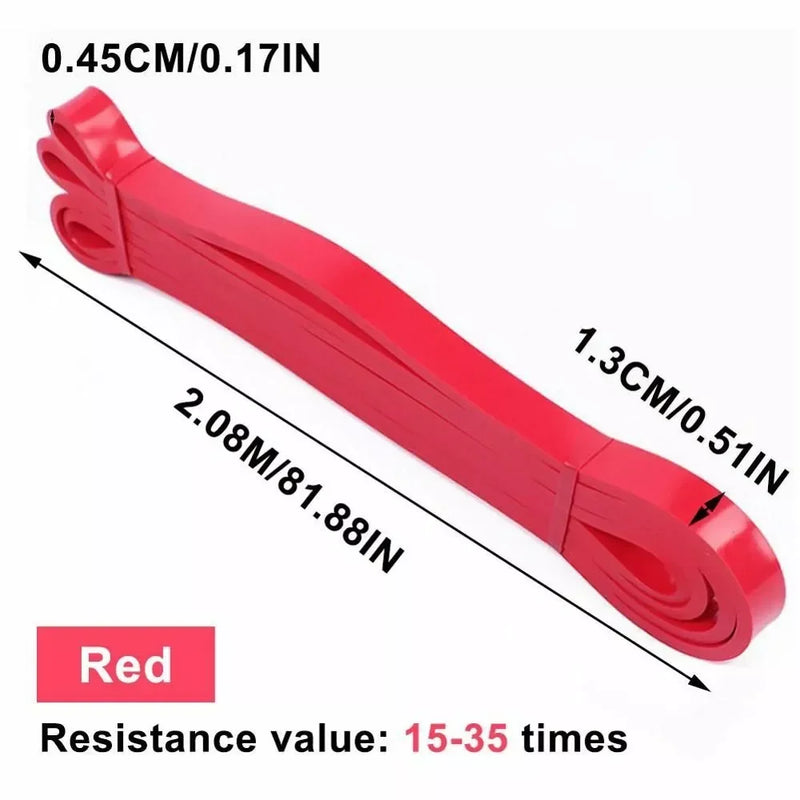 Faixa de resistência fitness, 5 ~ 120lbs, boxe, treinamento de agilidade, equipamento de ginástica, yoga, pilates, acessórios, faixa de borracha, academia em casa