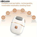 1pc moedor de pé elétrico, moedor de pé de polimento de couro grosso recarregável, moedor de pé