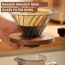 Conjunto De Café Acessórios De Café Moinho De Moinho De Moinho De Vidro Com Gotejador De Filtro Gooseneck Chaleira Especializada BaristaSet