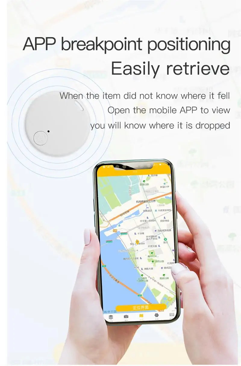 Xiaomi mini rastreador gps bluetooth 5.0 dispositivo anti-perdido pet crianças saco carteira rastreamento ios android localizador inteligente acessório