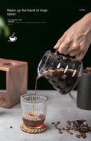 Conjunto de acessórios de café de viagem, moedor manual, suporte de armazenamento portátil, para acampamento ao ar livre, conjunto completo de presente, 6 peças