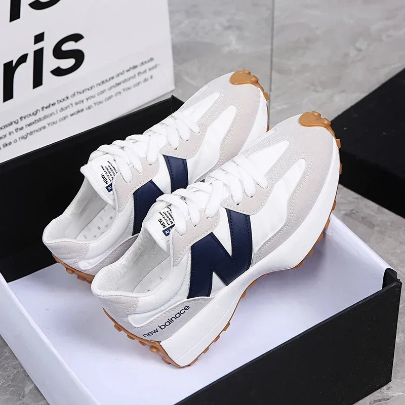 Novo estilo zugu sapatos femininosinspopular pai de sola grossa tênis2025 verão respirável temporada confortável tênis