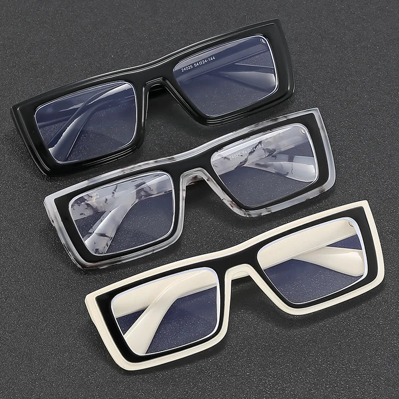 Óculos leves de luz plana estilo retrô de armação pequena, óculos anti-luz azul clássicos e versáteis para homens e mulheres