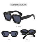 Moda quadrada óculos de sol nova mulher marca luxo pequeno retângulo óculos de sol feminino gradiente uv400 óculos de sol