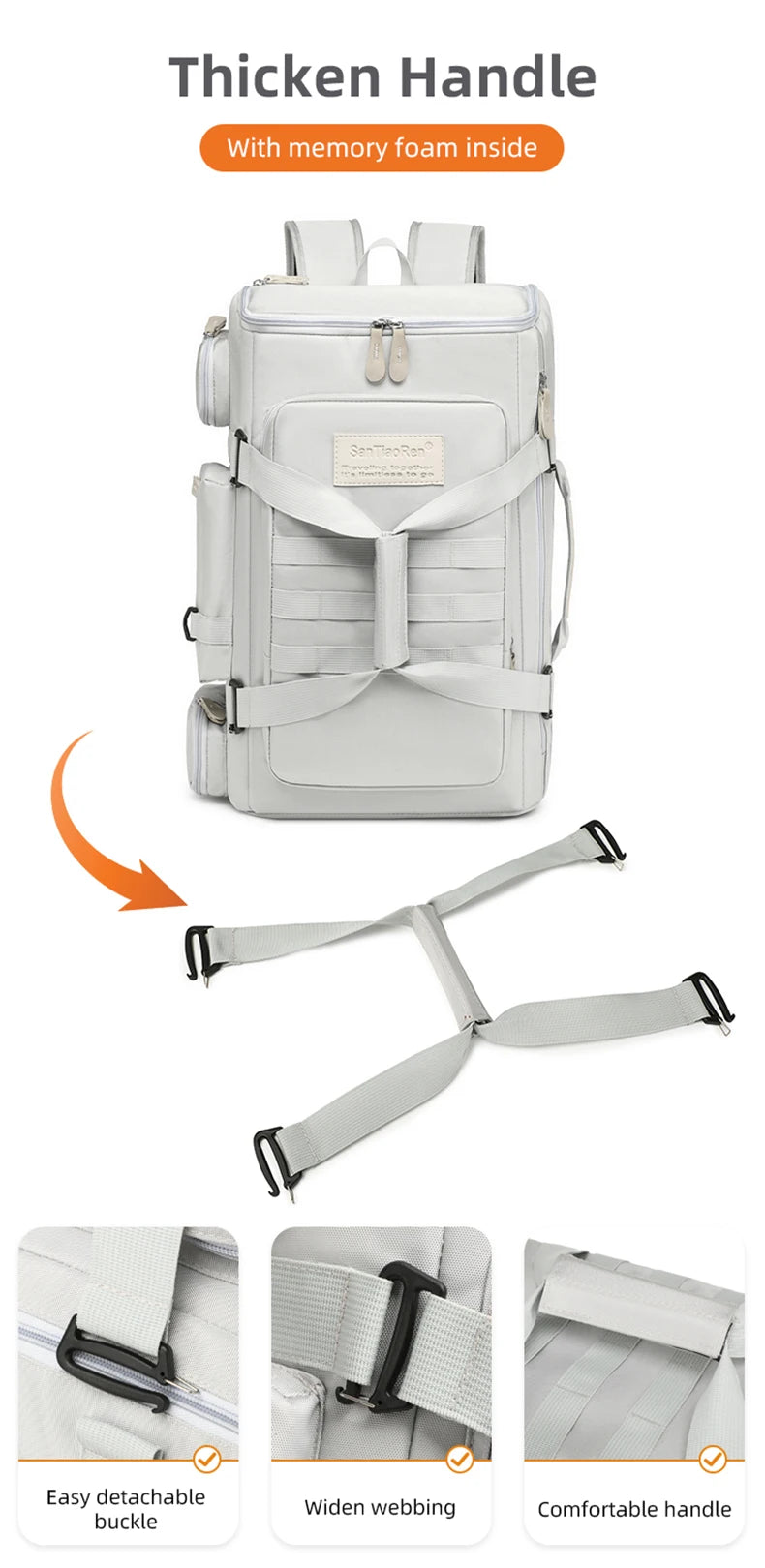 Grande capacidade saco de ginásio mochila de viagem separação seca molhada sacos de ombro mochilas esportivas ao ar livre yoga sacos de treinamento de fitness pacote