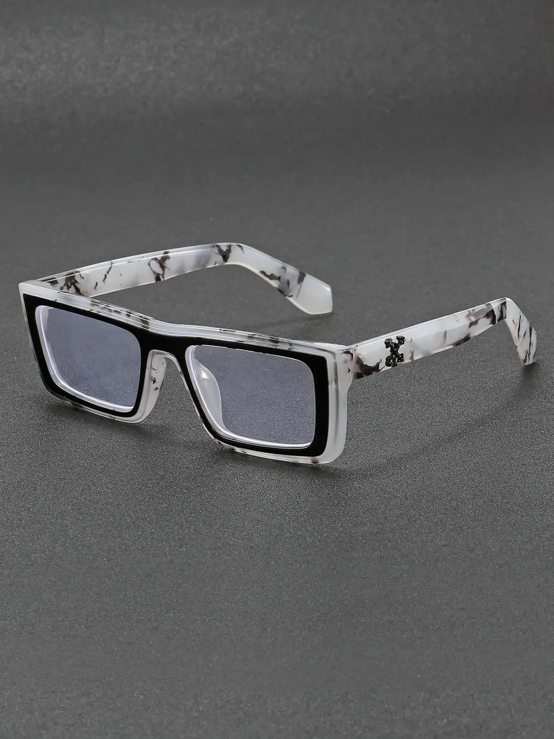 Óculos leves de luz plana estilo retrô de armação pequena, óculos anti-luz azul clássicos e versáteis para homens e mulheres