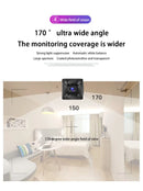 Nova x5 4k hd wifi câmera de segurança sem fio ao ar livre indoor visão noturna sem necessidade energia cartão sd detecção movimento armazenamento nuvem gratuito