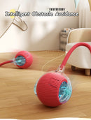 Novo gato bola interativa brinquedo bola de rolamento automático falso cauda recarregável inteligente animal de estimação brinquedo elétrico cão gato treinamento imitar mouse