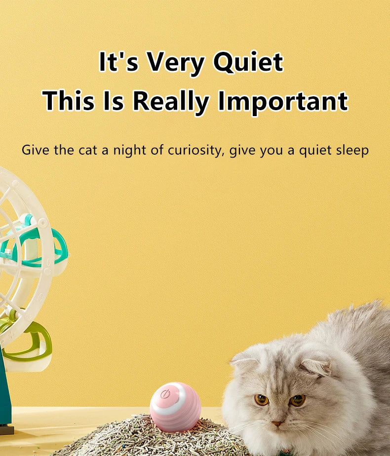 Gato bola interativa inteligente gato brinquedos interior automático rolamento bola mágica eletrônico interativo gato brinquedo gato jogo acessórios
