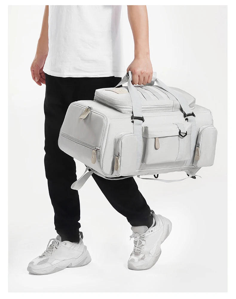 Grande capacidade saco de ginásio mochila de viagem separação seca molhada sacos de ombro mochilas esportivas ao ar livre yoga sacos de treinamento de fitness pacote